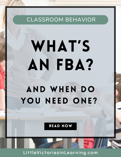 What's an FBA? and when do you need one?