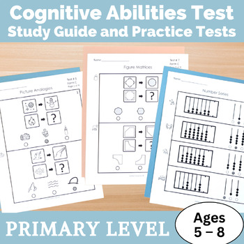 CogAT Study Guide BUNDLE for Kindergarten to 2nd Grade