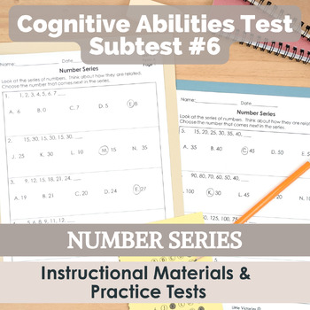 CogAT Study Guide Subtest #6 Number Series for 2nd Grade and Above