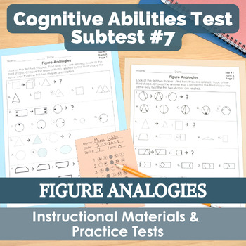 CogAT Study Guide Subtest #7 Figure Analogies for 2nd Grade and Above
