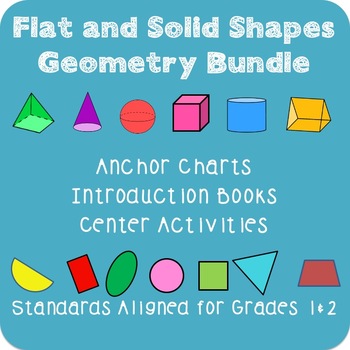 Geometry Activities BUNDLE for First and Second Grade