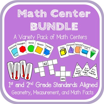 Math Center Variety Pack: Growing Bundle of Engaging Math Center Activities