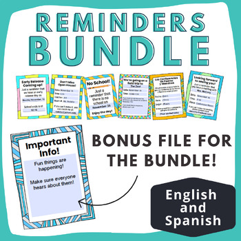 Reminders and Reminder Bracelets Bundle!