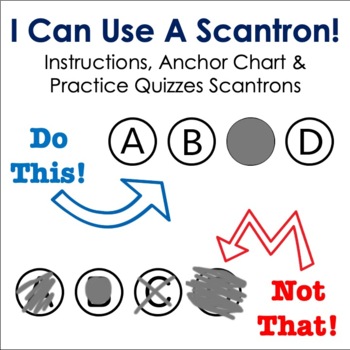 Test Prep- How to Use a Scantron- Instructions, Fun Practice Trivia, and More!
