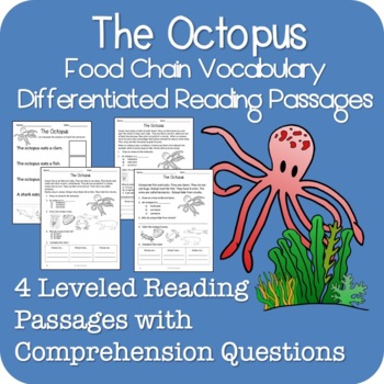 The Octopus: Differentiated Food Chain Vocabulary and Reading Comprehension
